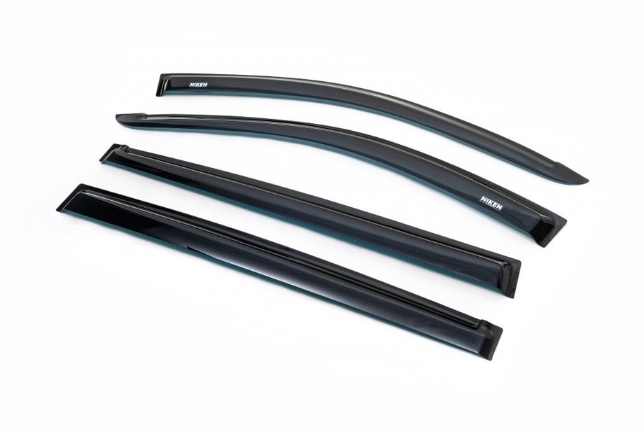 Mitsubishi L200 2006-2015 Window Deflectors (4 pcs, Niken) Image