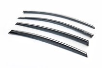 Opel Insignia 2017-2022 Window Deflectors with Chrome Trim SD (4 pcs, Niken) photo 1