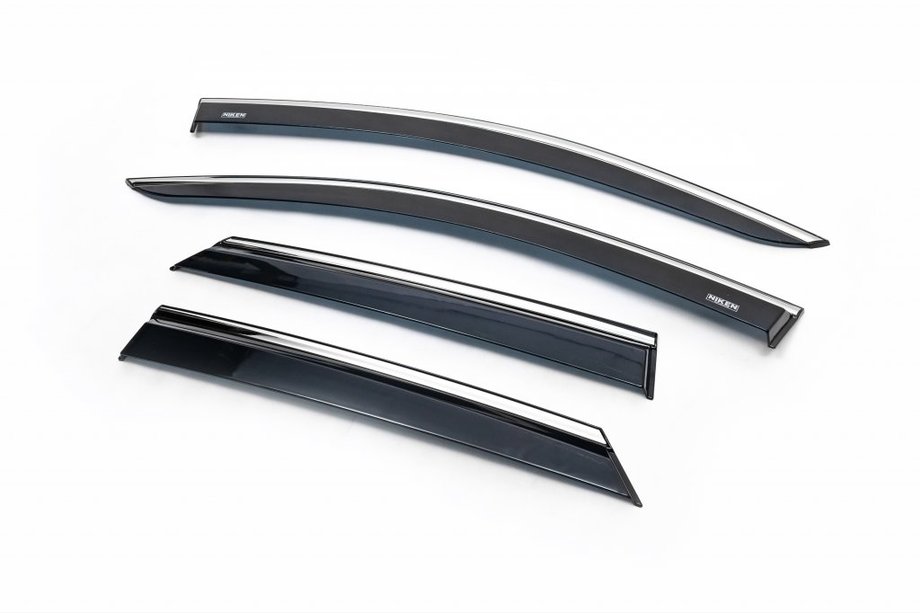 Citroen C5 Aircross 2017-2025 Chrome Window Deflectors (4 pcs, Niken) Image