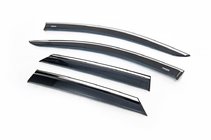 Citroen C5 Aircross 2017-2025 Chrome Window Deflectors (4 pcs, Niken) photo 1