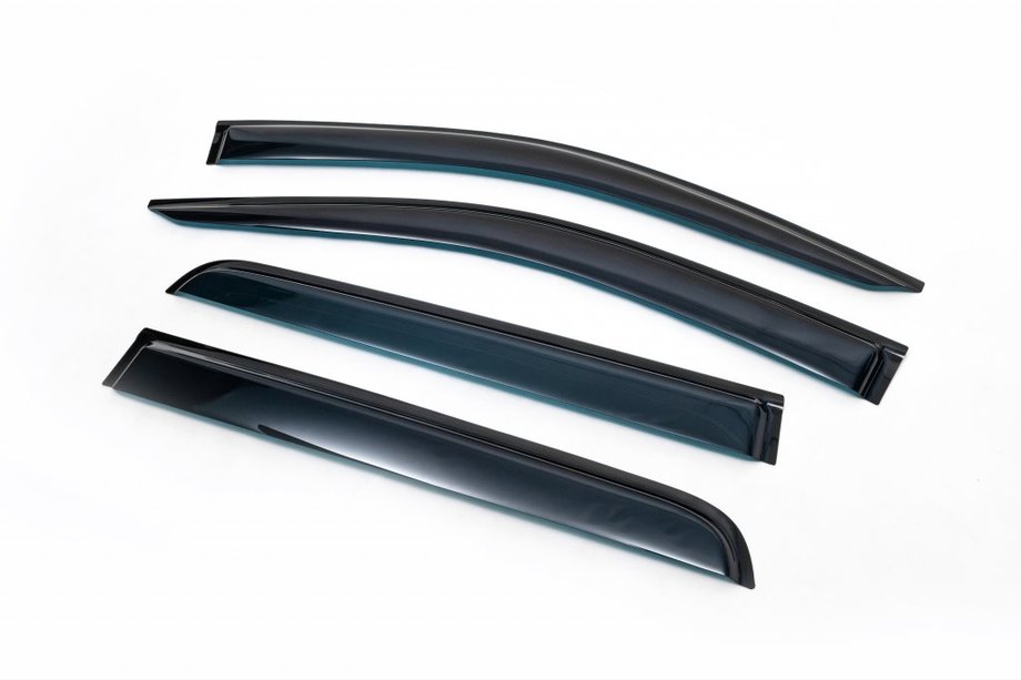 Nissan Navara/NP300 2016- Window Deflectors (4 pcs, Niken) Image