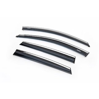 Window Deflectors with Chrome Trim HB (4 pcs, Niken) photo 1