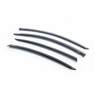 Window deflectors with chrome molding SD (EU, 4 pcs, Niken) photo 4