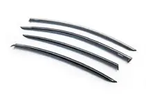 Volkswagen Passat B7 2012-2015 Window deflectors with chrome molding SD (EU, 4 pcs, Niken) photo 4