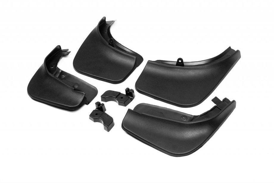 Volkswagen Touareg 2010-2018 Premium Mud Flaps (DongMart, 4 pcs) Image