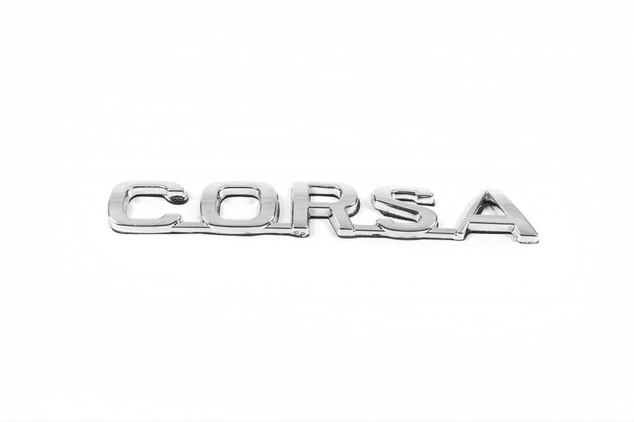 Opel Corsa B 1993-2004 Corsa emblem 12.5cm x 2.0cm Image