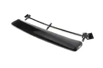 Peugeot Bipper 2008-2017 Windshield visor (black gloss, 5mm) photo 1