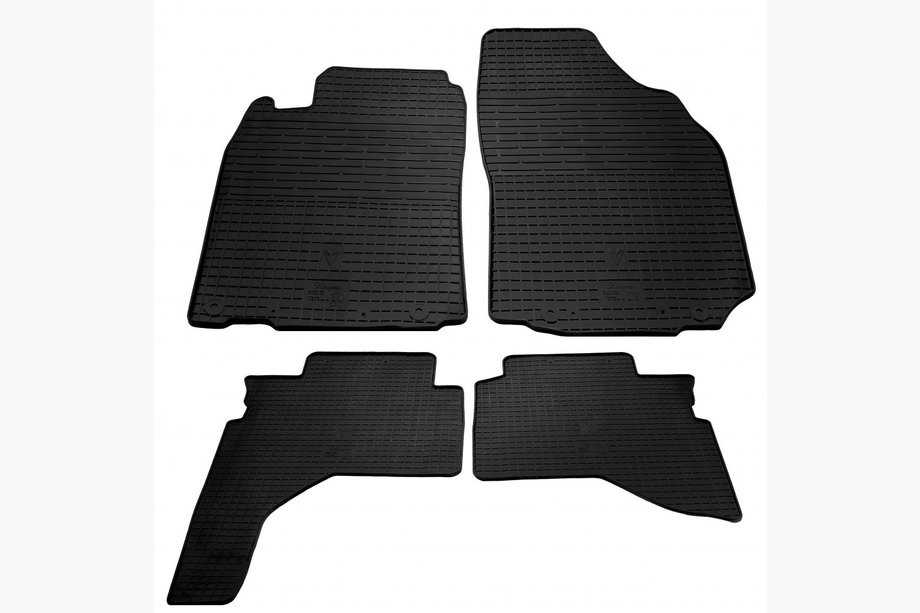 Mitsubishi Pajero Sport 1996-2007 Rubber Floor Mats (4 pcs, Stingray Premium) Image