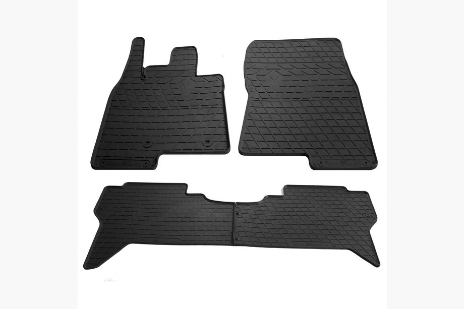 Mitsubishi Pajero Wagon IV 2006-2021 Rubber Floor Mats (4 pcs, Stingray Premium) Image