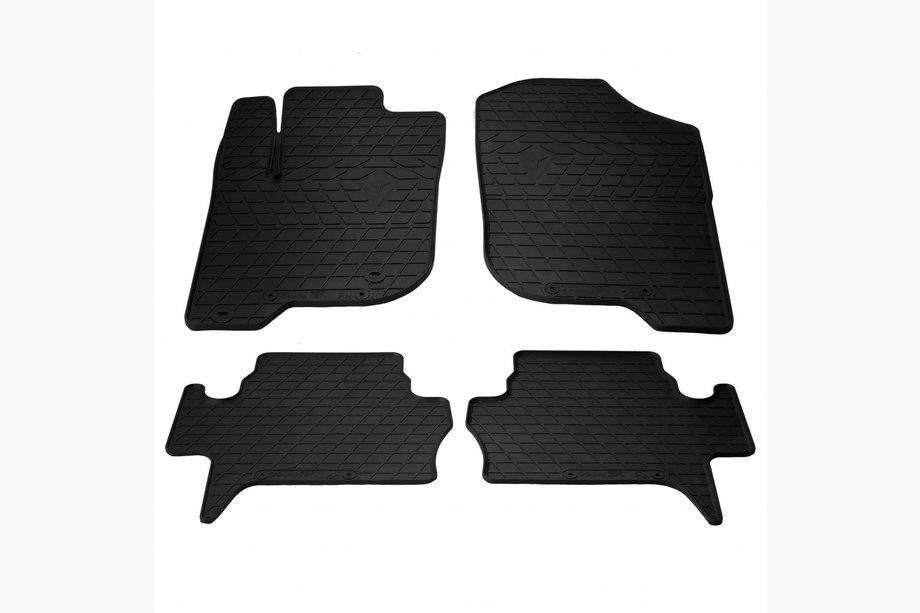Mitsubishi Pajero Sport 2008-2015 Rubber Floor Mats (4 pcs, Stingray Premium) Image
