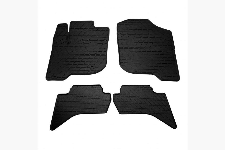 Mitsubishi L200 2006-2015 Rubber Floor Mats Europe (4 pcs, Stingray Premium) Image