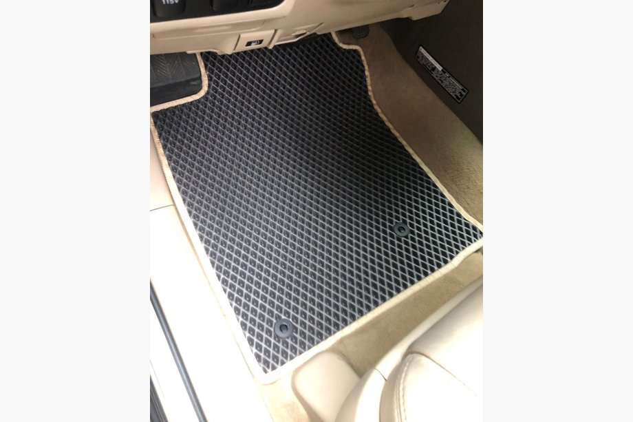 Lexus GX470 2002-2009 EVA Floor Mats (2 Rows, Black) Image