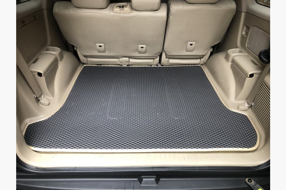Toyota Land Cruiser Prado 120 2002-2009 Trunk Mat Black (EVA, 5 or 7 seats) Image
