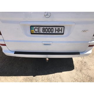 Rear bumper protector with lip DDU (plastic) photo 3