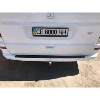 Rear bumper protector with lip DDU (plastic) photo 3