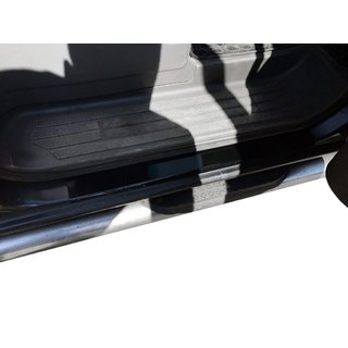 Door sill protectors DDU (4 pcs, ABS, matte) Citroen Berlingo 2008-2018 photo 2