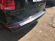 Volkswagen T6 2015-2024 Rear Bumper Protector Omsa Matte (1 Door, Stainless Steel) photo 4