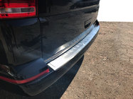 Volkswagen T6 2015-2024 Rear Bumper Protector Omsa Matte (1 Door, Stainless Steel) photo 1