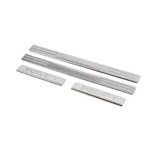 Door Sill Protectors (Omsa Exclusive, 4 pcs, Stainless Steel) photo 1