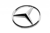 Mercedes C-class W204 2007-2015 Front emblem 18.4 cm (2012-2015) photo 1