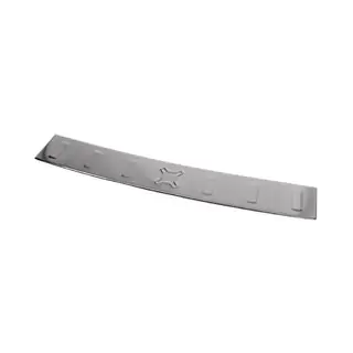 Rear Bumper Protector Black Chrome (Stainless Steel) Jeep Renegade 2014- photo 1