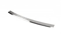Mercedes C-class W204 2007-2015 Rear bumper protector (SW, matte, stainless steel) photo 1