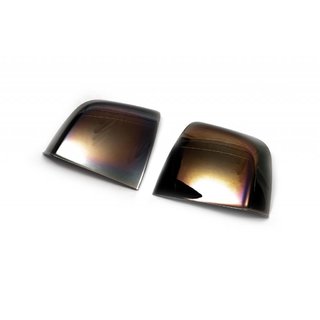 Mirror Covers Black Chrome (2 pcs, plastic) photo 2