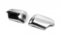 Range Rover III L322 2002-2012 Mirror Covers V2 Pre-Facelift (2 pcs, Stainless Steel) photo 1