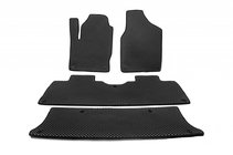 Seat Alhambra 1996-2010 EVA Floor Mats (3 Rows, Black) photo 1