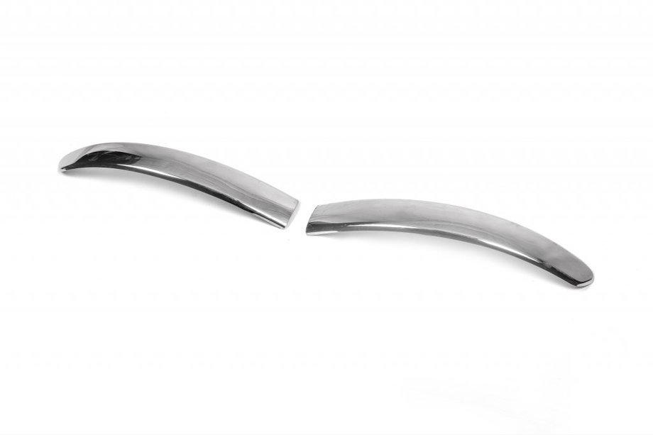 Fiat Linea 2006-2018 Rear bumper corner covers (2012↗, stainless steel, 2 pcs) Image