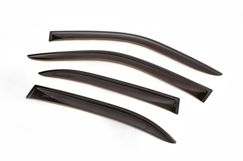Hyundai Accent 2006-2010 Window Deflectors (4 pcs, ANV) Image