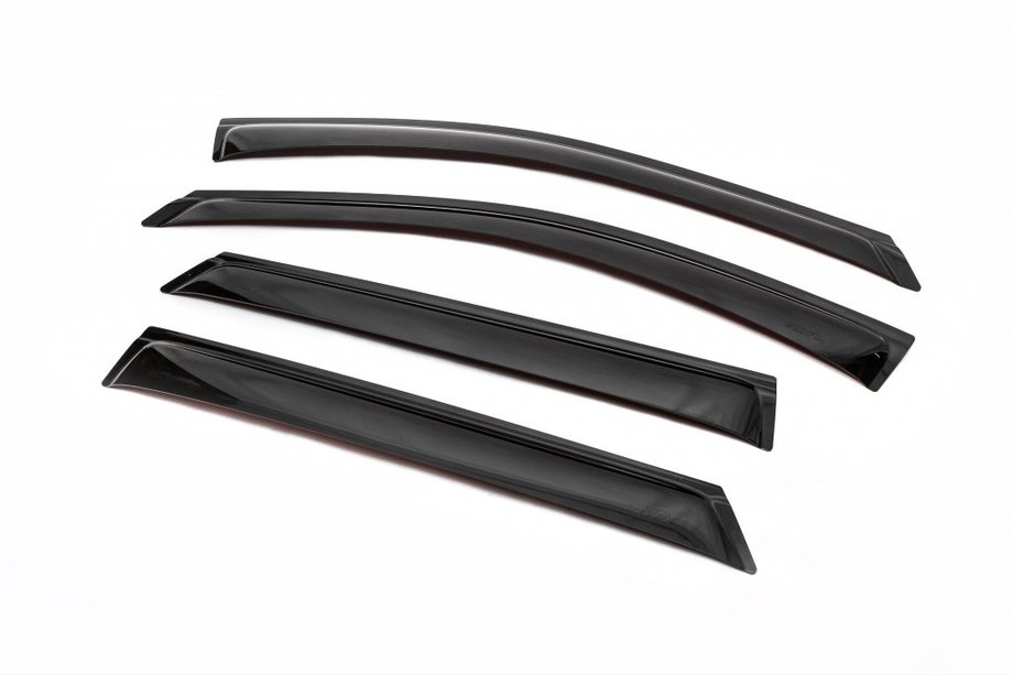 Hyundai Santa Fe 3 2012-2018 Window Deflectors (4 pcs, ANV) Image