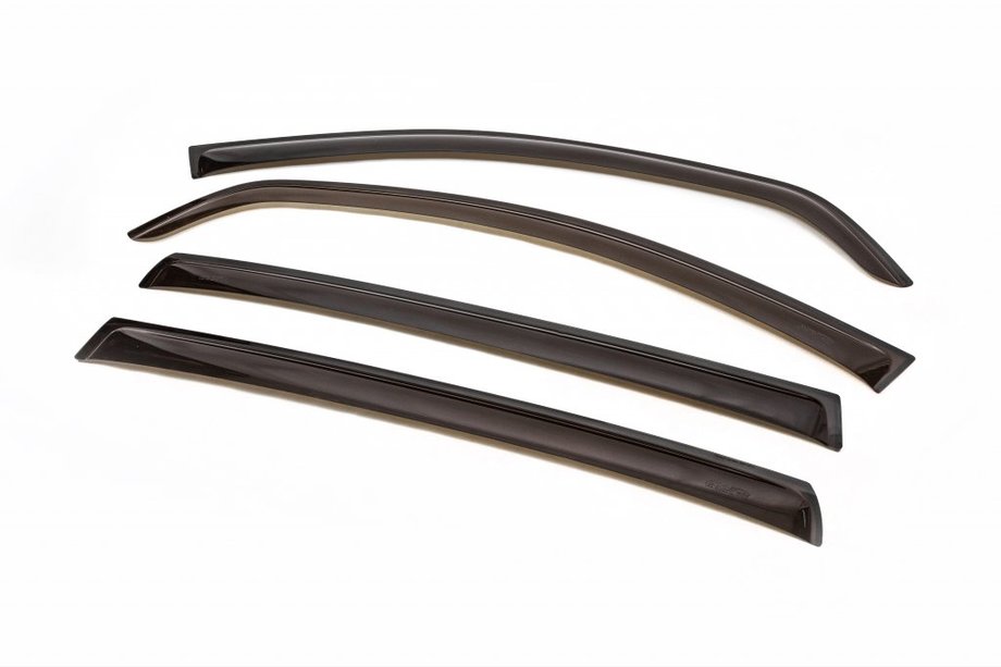 Dacia Sandero 2007-2013 Window Deflectors (4 pcs, ANV) Image