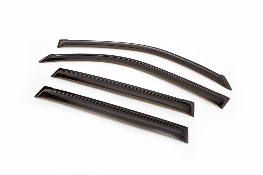 Toyota Land Cruiser Prado 150 2009-2023 Window Deflectors 8 cm (4 pcs, ANV) Image