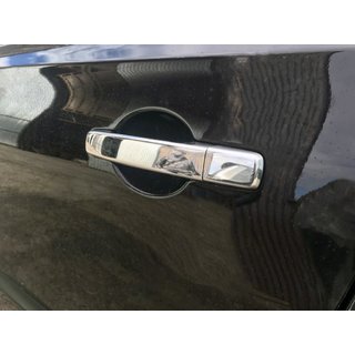 Chrome Door Handle Covers (Carmos, 4 pcs, Stainless Steel) photo 1