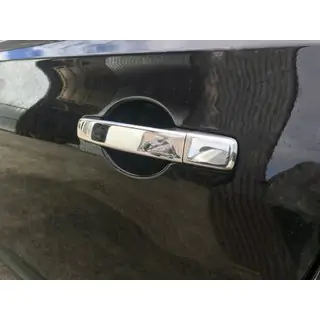 Chrome Door Handle Covers (4 pcs, Stainless Steel)
