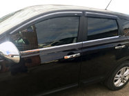 Nissan Qashqai 2007-2010 Exterior Window Trim Stainless Steel (4 pcs) Standard Base, OmsaLine - Italian Stainless Steel photo 1