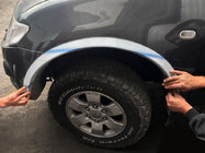 Mitsubishi L200 2006-2015 Stainless Steel Fender Trim (4 pcs) photo 1