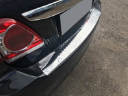 Toyota Corolla 2007-2013 Rear bumper protector stainless steel photo 1