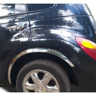 Fender flares (4 pcs, stainless steel) Chrysler PT Cruiser 2000-2010 photo 4