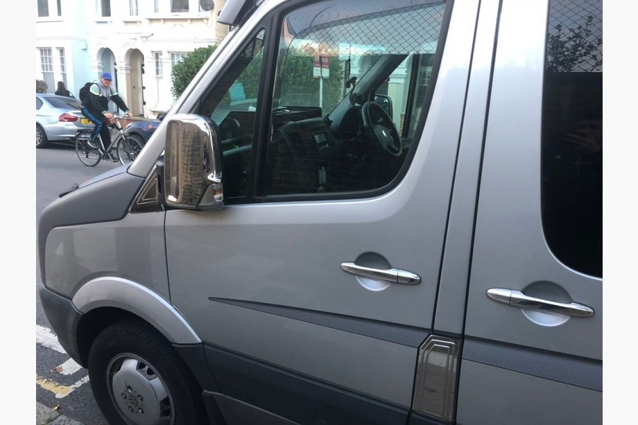 Volkswagen Crafter 2006-2016 Chrome Door Handle Covers (4 pcs, Stainless Steel) OmsaLine - Italian Stainless Steel Photo 3