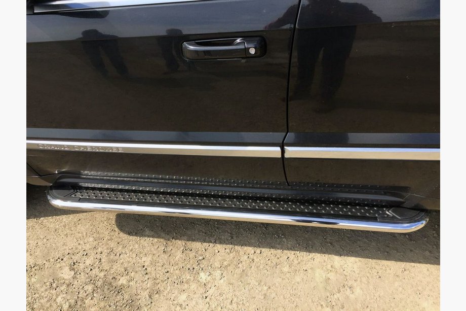 Toyota Highlander 2013-2019 Side Steps Maydos V2 (2 pcs, stainless steel) Image