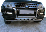Mitsubishi Pajero Wagon IV 2006-2021 Front Bar ST015 (Stainless Steel) photo 1
