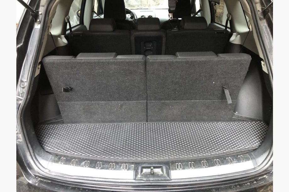 Nissan Qashqai 2007-2010 Trunk mat for +2 (short, EVA, black) Image