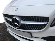 Mercedes C-class W205 2014-2021 Front Grille Diamond Silver (for Avantgarde/AMG-Line/C43 AMG) 2014-2018, without camera photo 7
