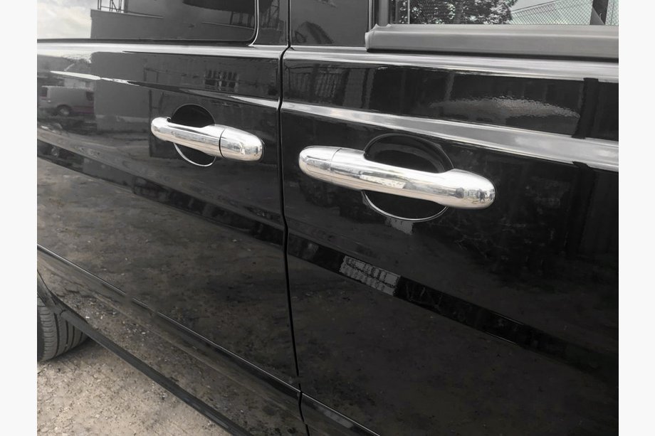 Mercedes Vito W639 2004-2014 Stainless Steel Door Handle Covers 4 pcs, Carmos - Turkish Steel Image