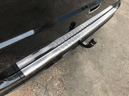 Mercedes Viano 2004-2014 Rear bumper protector with lip (Carmos V1, stainless steel) photo 2