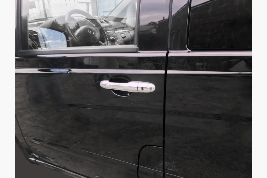 Mercedes Viano 2004-2014 Stainless Steel Door Handle Covers Image