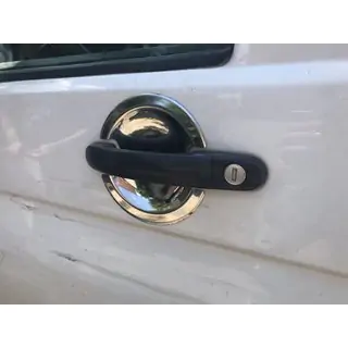 Chrome Handle Bowl Covers