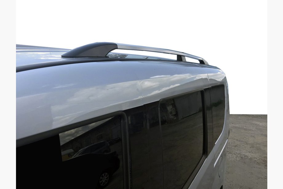 Opel Combo 2012-2018 SALE!!! Roof Rails Grey Metallic (Plastic Feet) Image